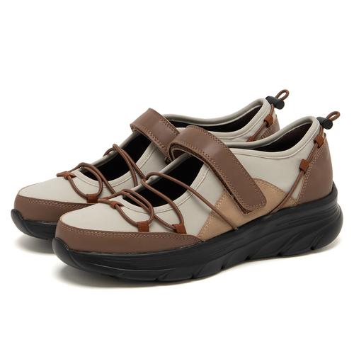 ゴムクロスストラップスニーカー