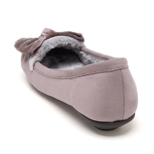 インナーファーベルベットリボンモカシン