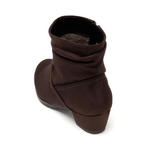 スエードルーズショートブーツ