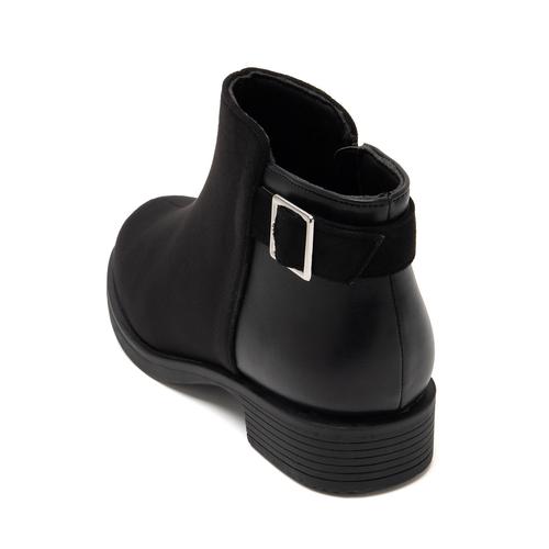 サイドベルトショートブーツ