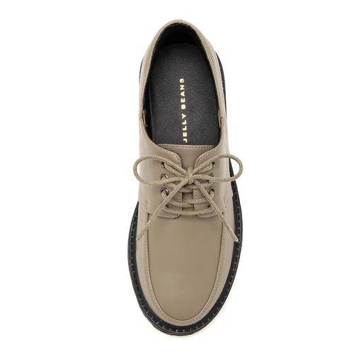 トラックソールレースアップマニッシュシューズ