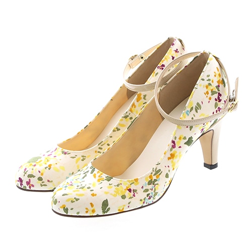 アンクルストラップヒールパンプス Made In Japan 113 23 0cm 花柄 パンプス ジェリービーンズ公式通販 Jelly Beans Online Shop
