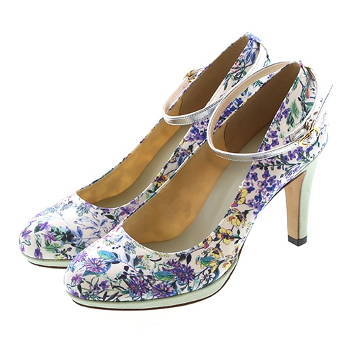 アンクルストラップヒールパンプス Made In Japan 113 23 0cm 花柄 パンプス ジェリービーンズ公式通販 Jelly Beans Online Shop