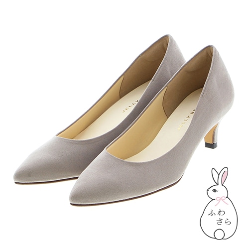 5cmポインテッド<ふわさら>痛くないパンプス<ふわふわ>