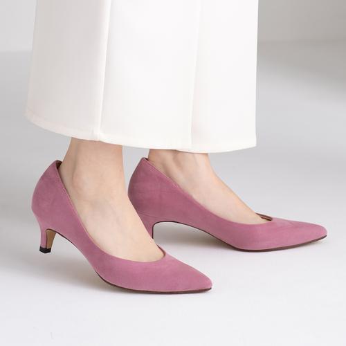 5cmポインテッド<ふわさら>痛くないパンプス<ふわふわ>【新色】