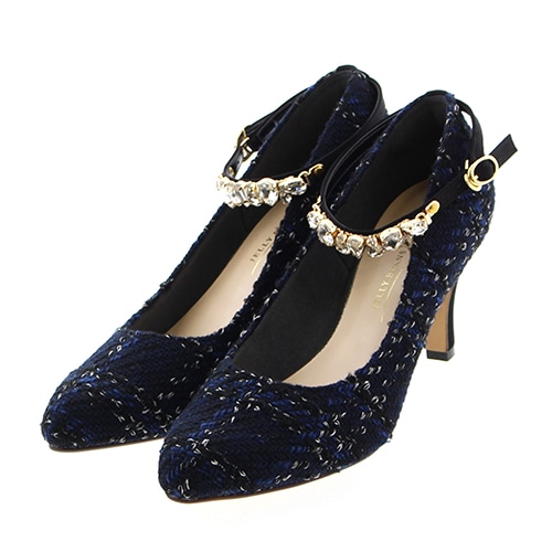 ジェリービーンズ公式通販 Jelly Beans Online Shop パンプス ブーツ サンダルの通販サイト Special Price ジュエル ストラップパンプス Riche 113 23 5cm ネイビー パンプス ジェリービーンズ公式通販 Jelly Beans Online Shop