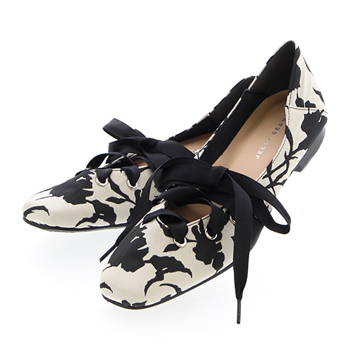 Special Price Web限定 レースupフラットシューズ Made In Japan 1 2 23 0cm オーク パンプス ジェリービーンズ公式通販 Jelly Beans Online Shop