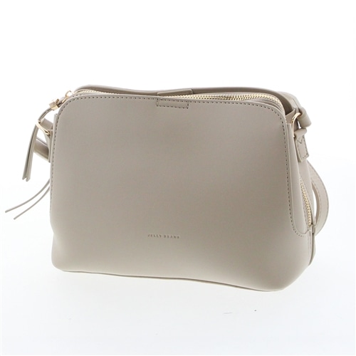 メタルアクセントファスナーショルダーバッグ【新色】