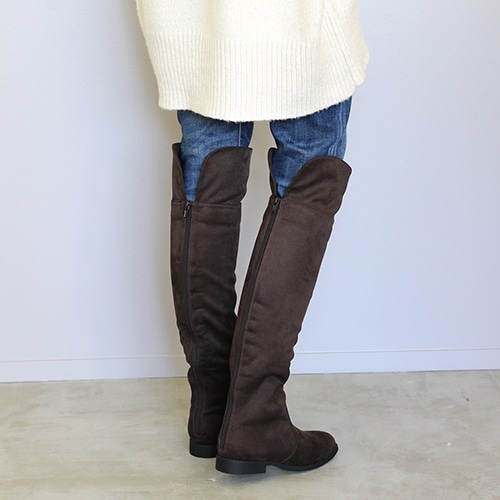 バックジップニーハイブーツ 210 ｍ ブラック ブーツ ジェリービーンズ公式通販 Jelly Beans Online Shop