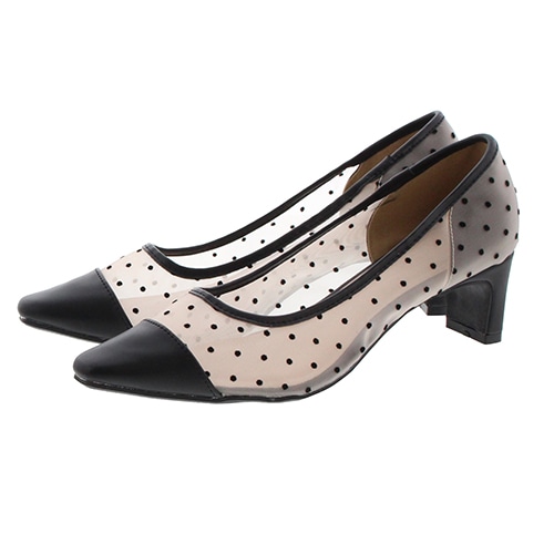 【JB selection】シアーチュールヒールパンプス