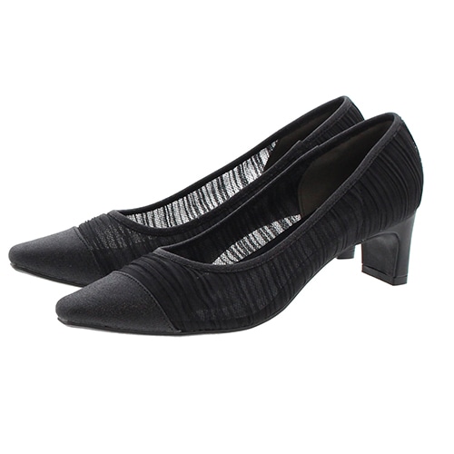 【JB selection】シアーチュールヒールパンプス