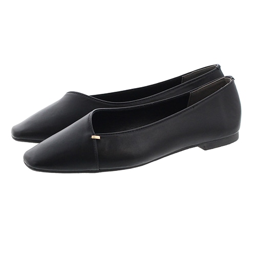 【JB selection】アシンメトリーカットフラットパンプス