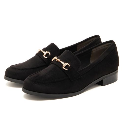 Gabor バーガンディ スエード ビジュー付きビットローファー Gabor バーガンディ スエード ビジュー付きビットローファー