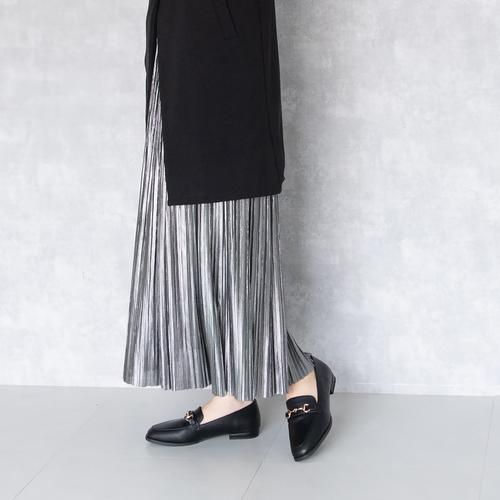 【あったか仕様】ビットローファーシューズ