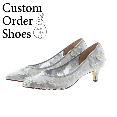 【2-3月限定】新色●受注生産●5pヒールポインテッドトゥパンプス<ふわさら>E
