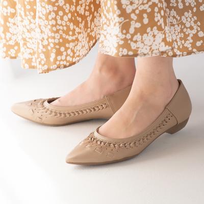サシメッシュモールドソールパンプス/215-52144