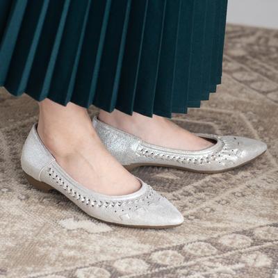 サシメッシュモールドソールパンプス/215-52144