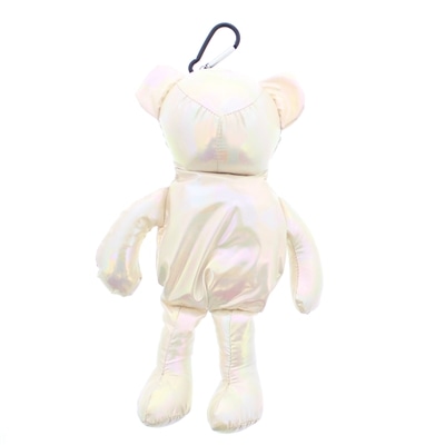 クマぬいぐるみ型ポケッタブルエコバッグチャーム