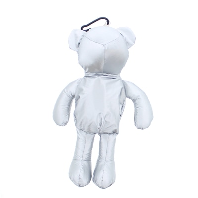 クマぬいぐるみ型ポケッタブルエコバッグチャーム