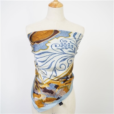 モザイクプリントスカーフ