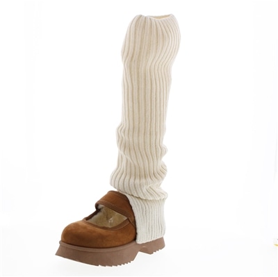 リブニットレッグウォーマー