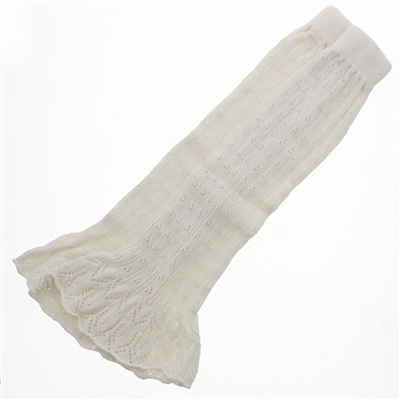 レーシーニットレッグウォーマー