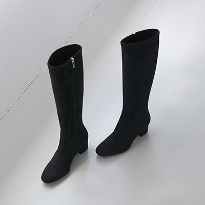 ストレッチ5cmヒールロングブーツ <ふわさら>/204-22939