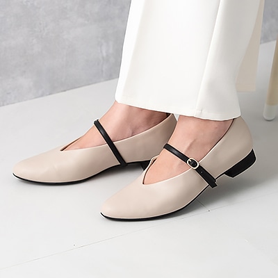 2WAYストラップパンプス<ふわさら>/204-42979