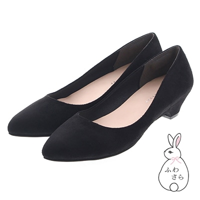 アーモンドトゥプレーンパンプス<ふわさら>/204-52793(23.0cm 
