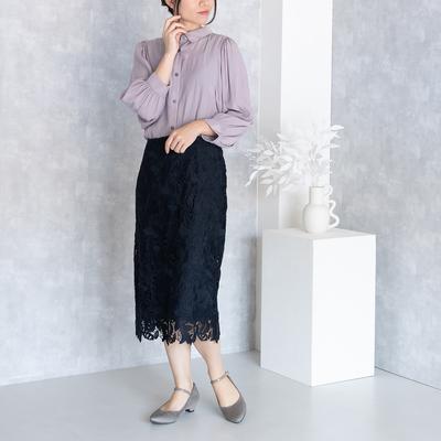 【あったか仕様】ポインテッドストラップパンプス