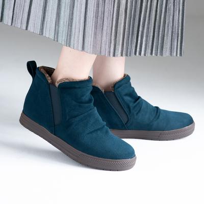 インナーファースエードサイドゴアショートブーツ