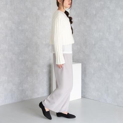 インナーファーポインテッドモールドソールモカシン