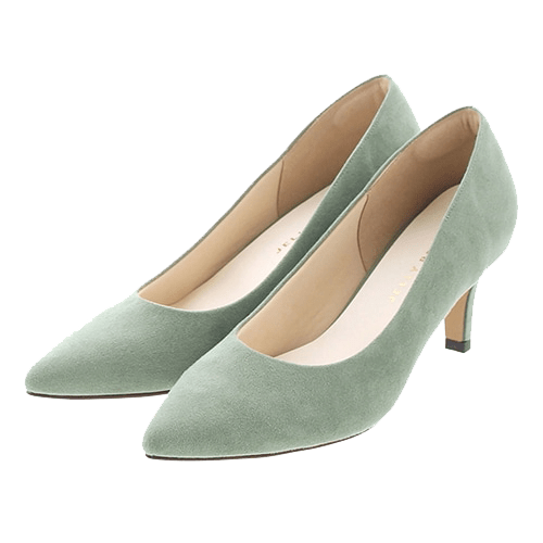 ポインテッドヒール<ふわさら>痛くないパンプス/113-47771￥7,480（税込）