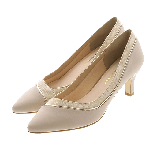レースコンビパンプス<ふわさら>/204-52776￥7,920（税込）