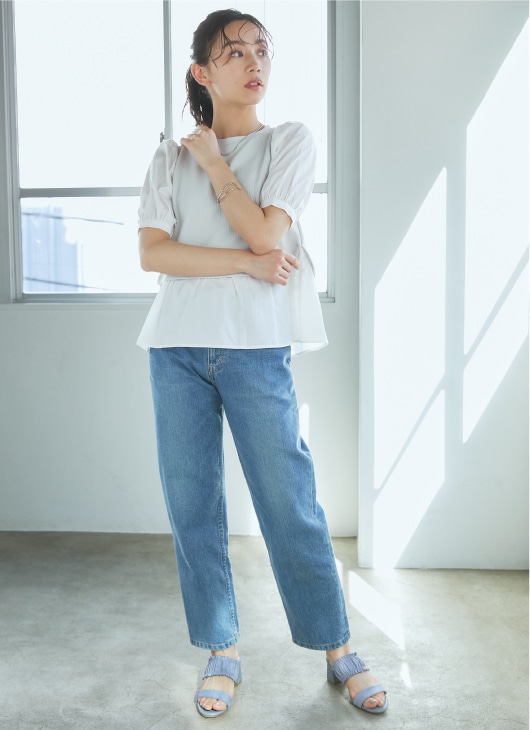 Summer Collection ギャザーヒールサンダル