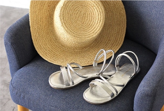 Summer Collection 2wayストラップフラットサンダル