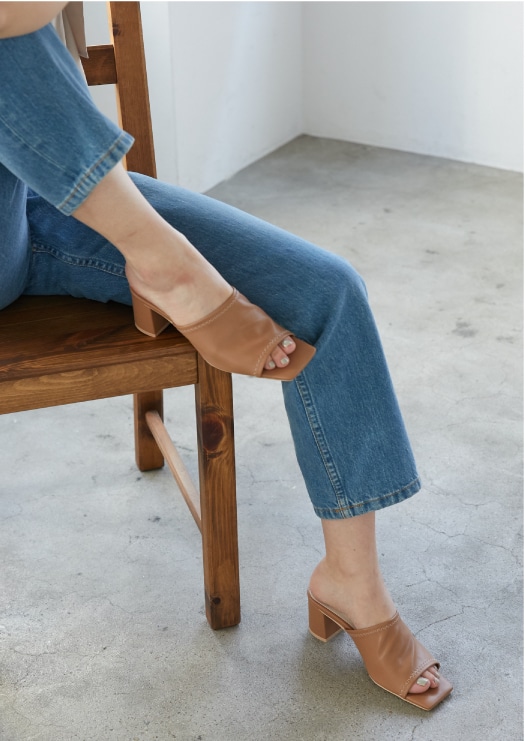 Summer Collection ストレッチミュールサンダル
