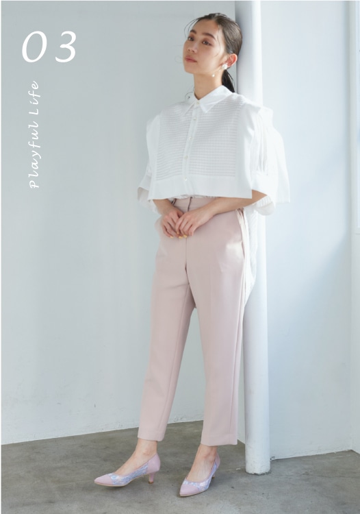 Summer Collection シアーチュールパンプス
