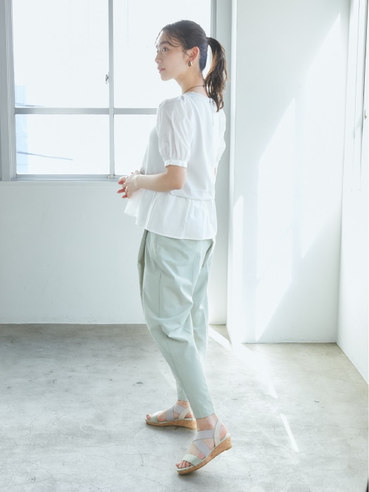 Summer Collection クロスゴムウェッジサンダル