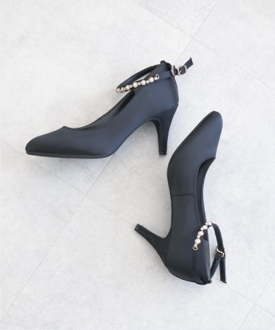 Chain 2WAY boots with charm