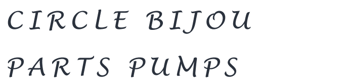 Circle Bijou Parts Pumps