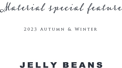 Material special feature 2023 Autumn & Winter JELLY BEANS