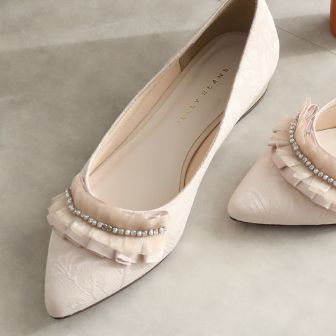 up1 Pleated Frill Pumps イメージ