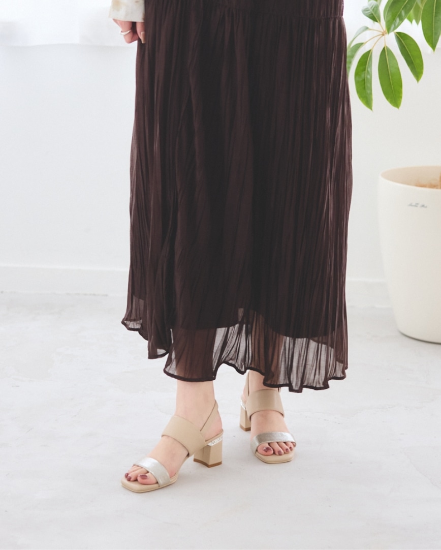 up2 Lace Flower Toe Sheer Pumps メインイメージ