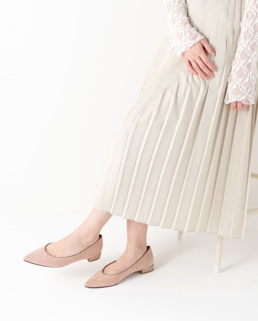 up2 Lace Flower Toe Sheer Pumps CC[W