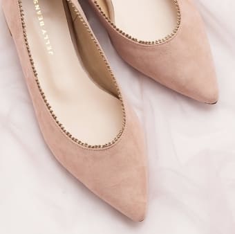 up2 Lace Flower Toe Sheer Pumps C[W