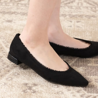 up2 Lace Flower Toe Sheer Pumps C[W